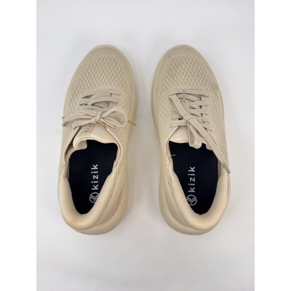 KIZIK Roamer Adult Shoes Beige Athletic Low Top Running Sneakers Men 8 Women 9.5 - Picture 10 of 10